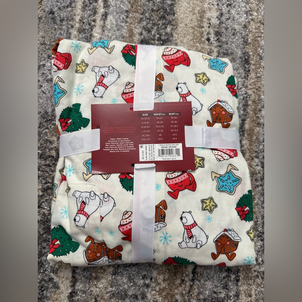 Wondershop Women's Holiday Pajama Set - Cream and Red - Picture 2 of 2